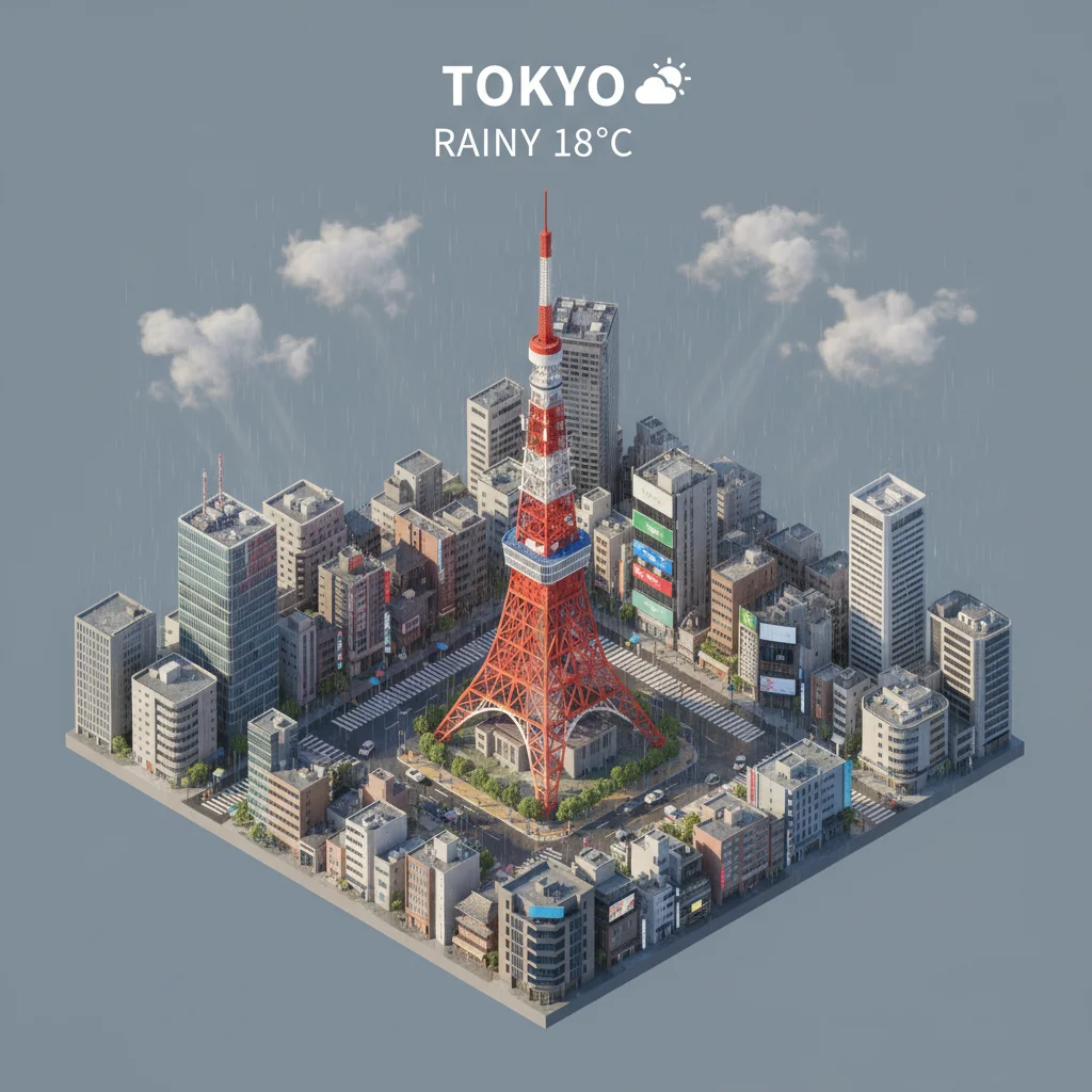SC-04 — City Weather Isometric View