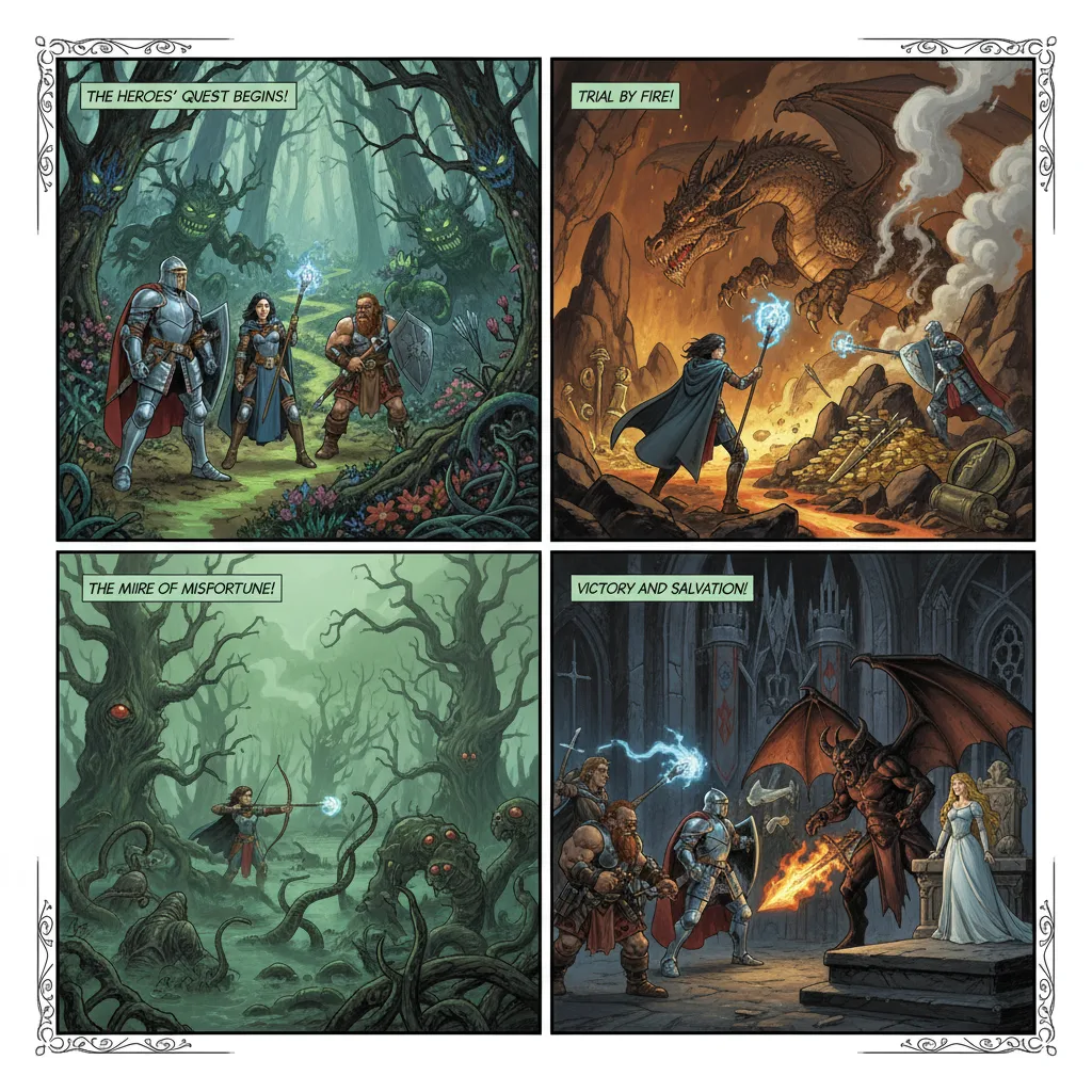 Comic Storyboard — Example outputs