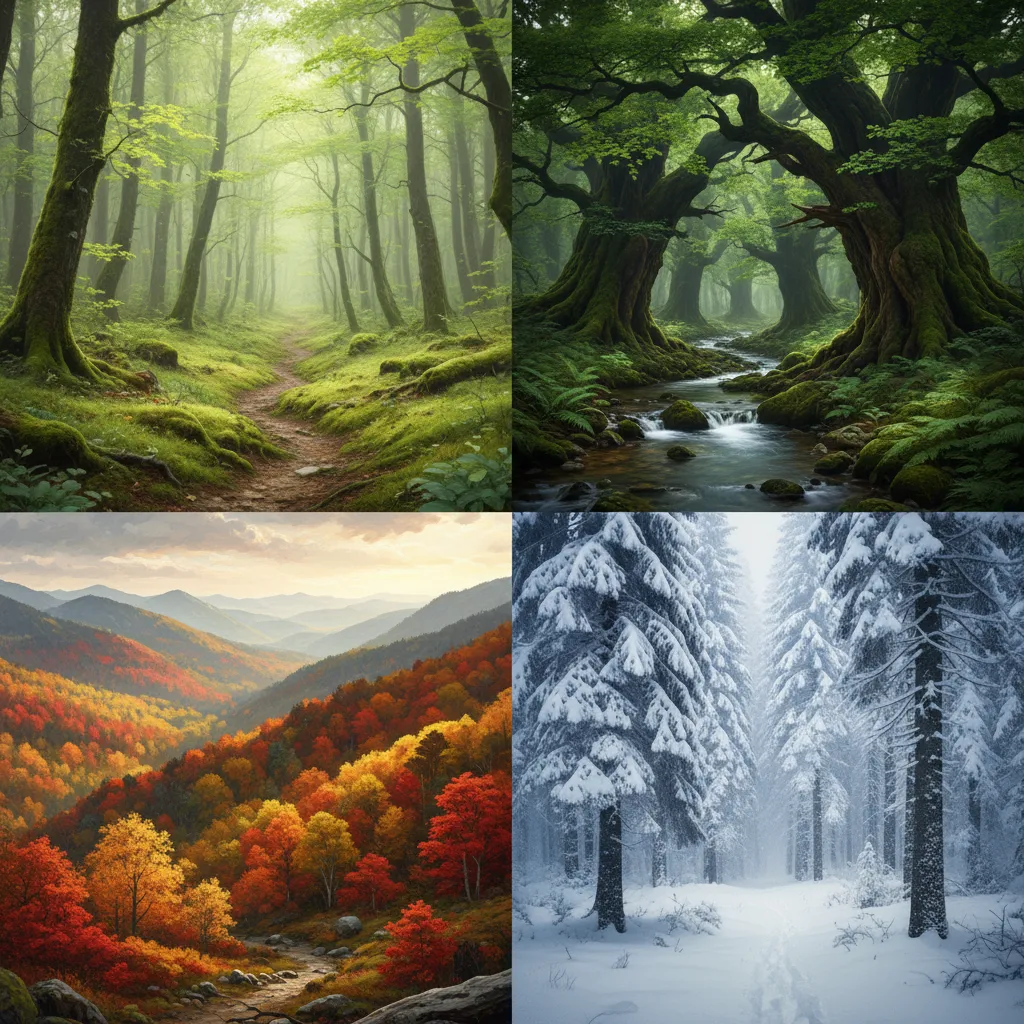 Four Seasons — Example outputs