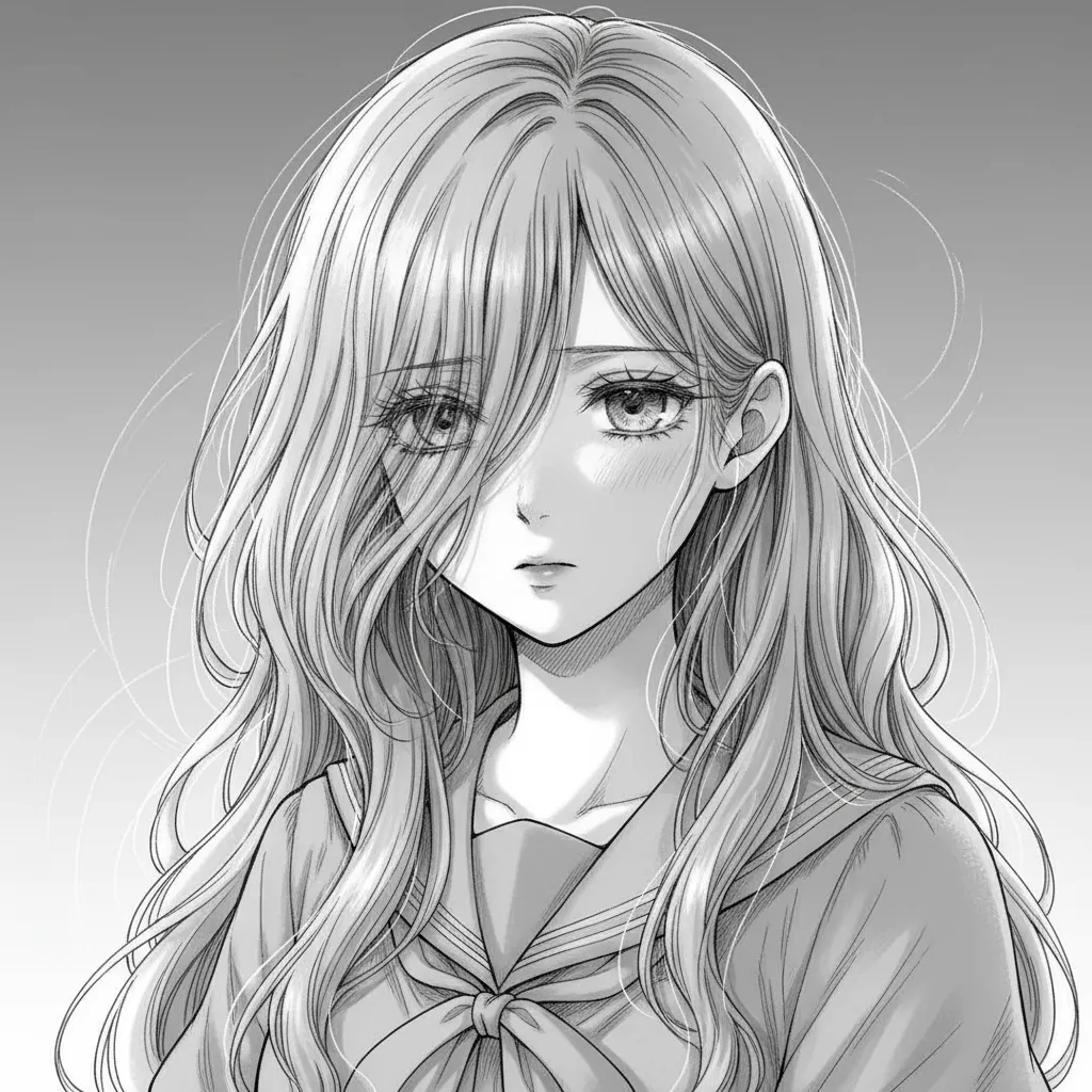 Black & White Anime — Example outputs